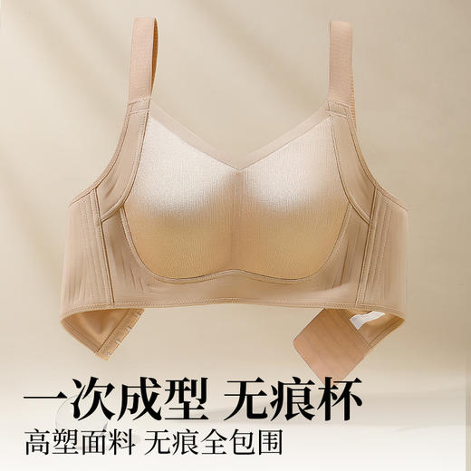 D1-【2件装】【B-F杯】【大胸显小 兔耳朵】运动级别锁脂塑型文胸（升级无痕果冻条+双胶骨侧收+弹力薄丈巾分区侧托+W承托卡带+高塑面料+侧比双层贴合收副乳） 大胸熨斗 商品图1