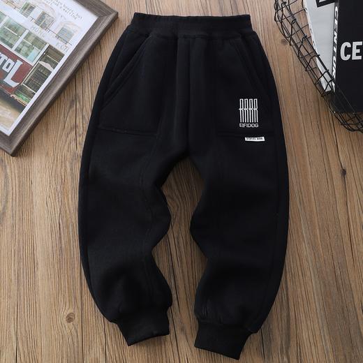 110-170冬款加厚北极绒刺绣运动裤 尺码 商品图6