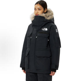 北面SUMMIT系列情侣款徒步旅行连帽防风防水透气宽松羽绒服