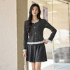 奢姿大码女装2025秋季减龄亮片设计时尚拼接两件套胖妹妹通勤套装 商品缩略图1