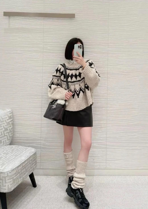 迪奥 25秋冬新款 Alpes系列费尔岛毛衣(TM) 商品图2