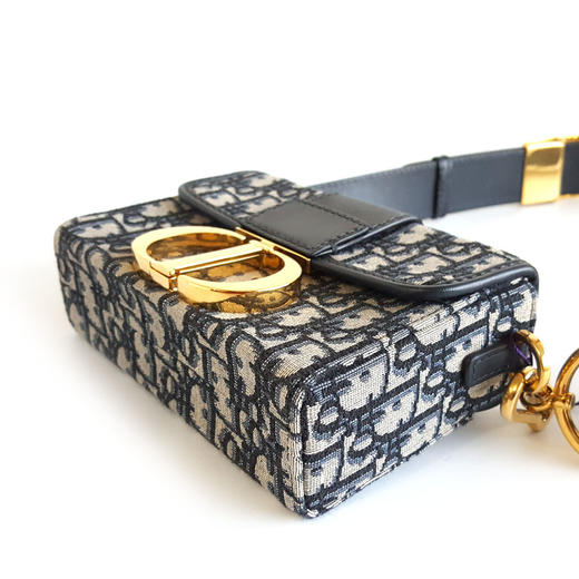 【95新】Dior迪奥老花蒙田mini box盒子包单肩斜挎包中性款261125AK14 商品图6