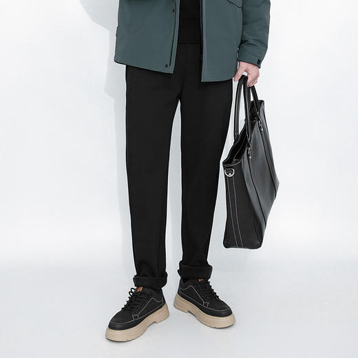 【新品上新】HX 冬季休闲长裤加绒Y203440005101/02 商品图5