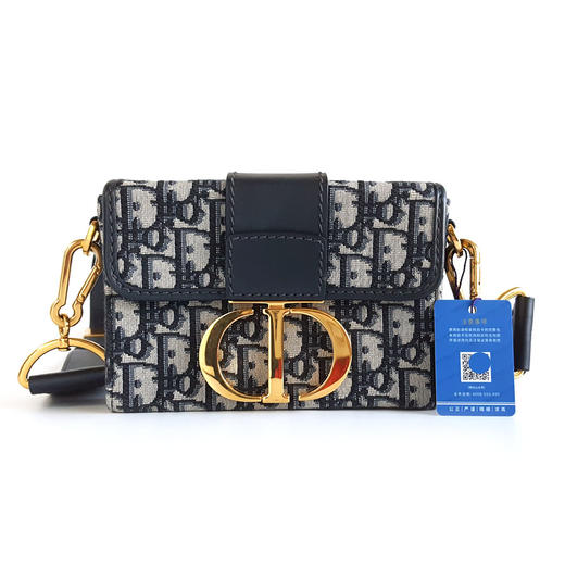 【95新】Dior迪奥老花蒙田mini box盒子包单肩斜挎包中性款261125AK14 商品图0