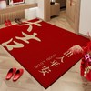 【地垫入户门垫】进门门口玄关地毯 乔迁结婚防滑脚垫可裁剪红色喜庆  商品缩略图11