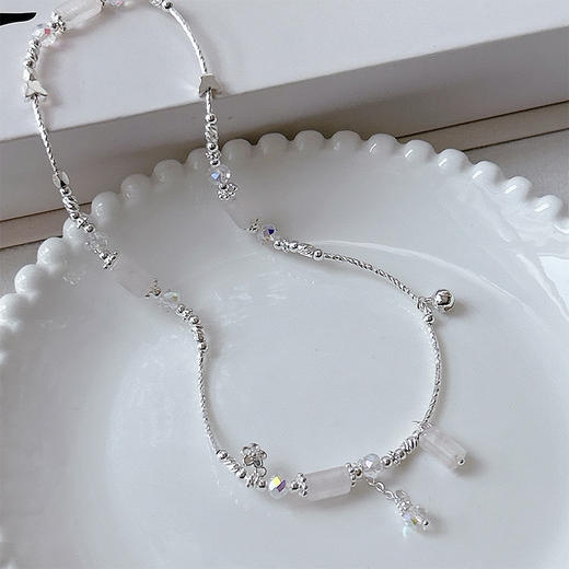 轻奢小众浪漫粉水晶双层叠戴手链-纪念日百货门店同款163893747 商品图3