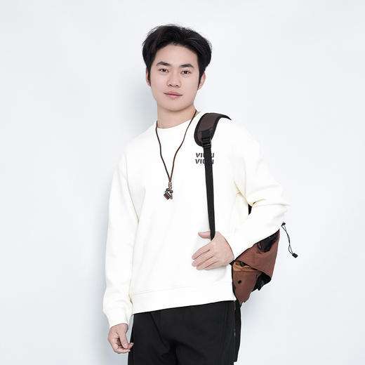 【新品上新】HX 冬季圆领卫衣加绒保暖S106440173101/02 商品图1