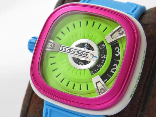 Noob official➕出品，必属精品❕❕SEVENFRIDAY携手艺术大师Tomyboy带来限量版M2/03，整个表盘全夜光的七个星期五来袭，用色彩来表达自我，整个手表基于正品原版开模 Copy 商品图4