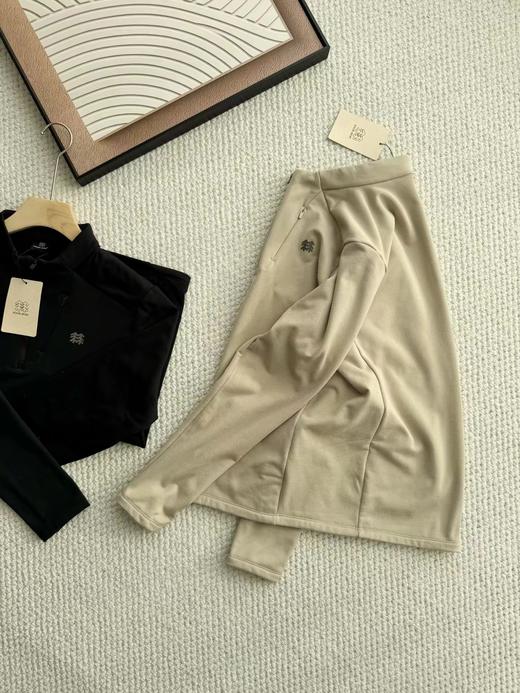 D112904吸湿排汗男士半拉链长袖男T恤 商品图4