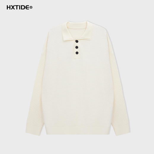 【断码清仓】HX 冬季翻领开胸毛衫Z107540021101/02 商品图2