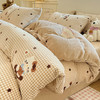 【YW】无忧购a类牛奶绒四件套冬季加厚珊瑚绒被套床上用品（截单后3-5天发货) 商品缩略图4