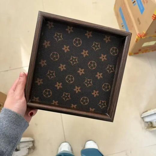 【化零为整告别杂乱❗️提升生活幸福感】波西米亚风托盘异域客厅桌面收纳首饰收纳玄关家用木质皮革收纳盘。ja 商品图2