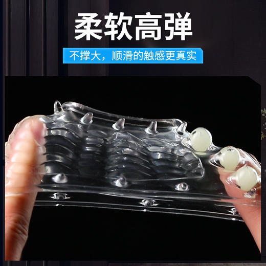 【谜姬 】入珠阴茎套情趣套仿真套环 商品图3