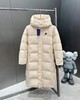 D112914长款连帽羽绒服冬季新款潮牌情侣款男女同款羽绒外套 商品缩略图4