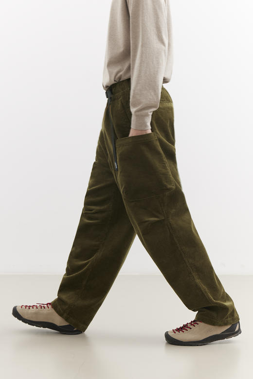 吃茶去chichaqu25大口袋重磅灯芯绒长裤宽松工装休闲山系百搭 商品图1