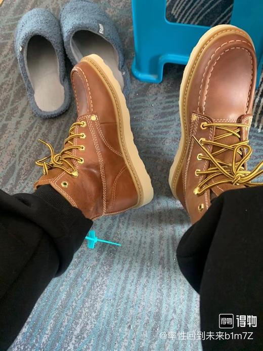 CAT Glenrock Mid系列 头层牛皮 休闲时尚复古透气耐磨中帮户外靴 Z-15733 商品图5