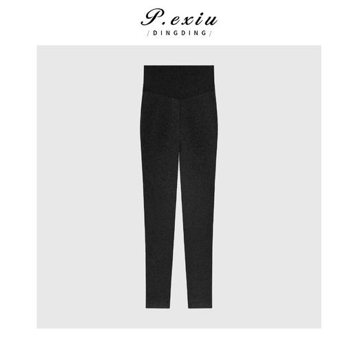 PanYiXiu/潘依绣四面弹磨毛显瘦收腹九分鲨鱼裤打底裤 CF2368 商品图1