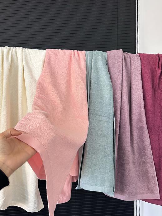 无&印良品全棉素色柔软不掉毛女浴巾 商品图4