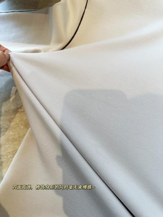 赵露思同款鱼骨线暖感棉连领撞线保暖肌底衣 商品图14