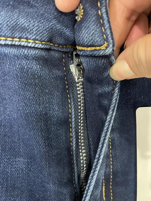 D112905女装2025冬季新款棉弹牛仔加绒喇叭裤 商品图10