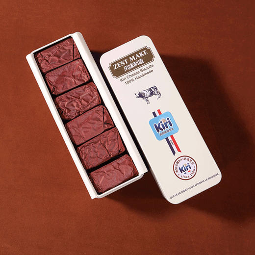 ZESTMAKE & KIRI联名 黑金巧克力芝士核桃蛋糕布朗尼盒子糕点甜品 商品图0