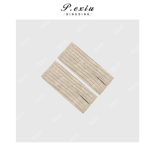 PanYiXiu/潘依绣竖条显瘦堆堆袜保暖软糯叠穿针织袜套CF2541 商品图1