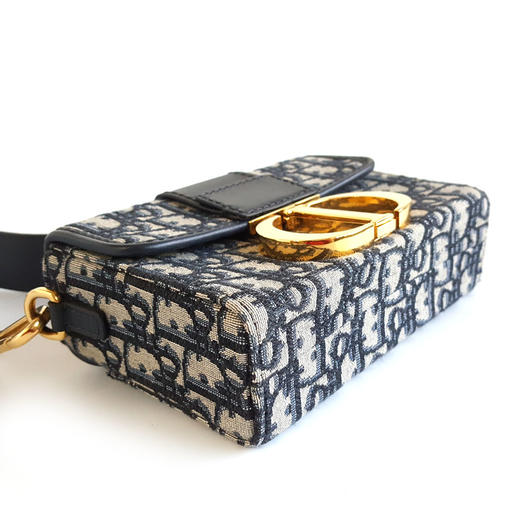 【95新】Dior迪奥老花蒙田mini box盒子包单肩斜挎包中性款261125AK14 商品图5