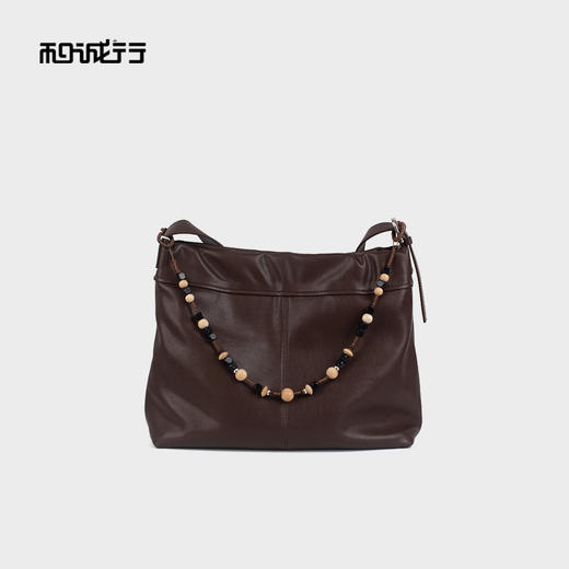 和诚行2025新款时尚百搭真皮大容量托特单肩斜挎包4420180 商品图0