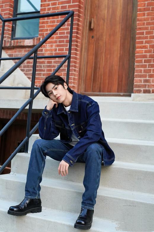 LE*同款男士加绒牛仔裤 商品图12