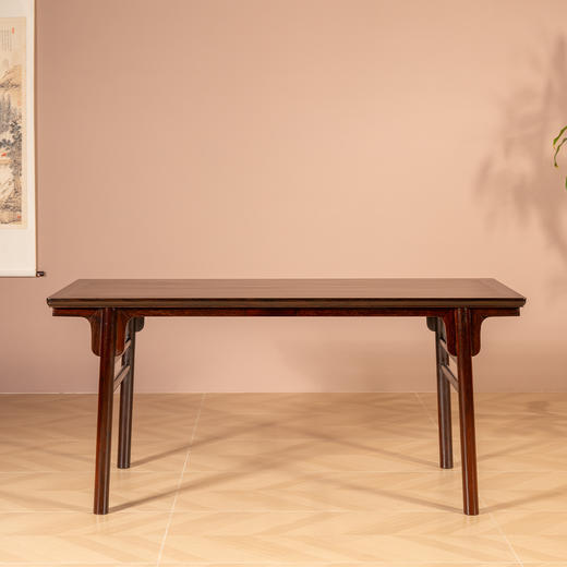 二十世纪	红木夹头榫刀牙板画案 商品图4