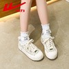 回力帆布鞋女2025秋季麦穗女鞋小香风小白鞋女款ins百搭厚底板鞋 商品缩略图8
