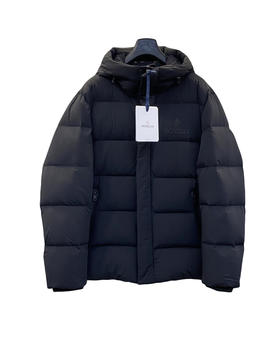 中性款滑雪服连帽羽绒服he018