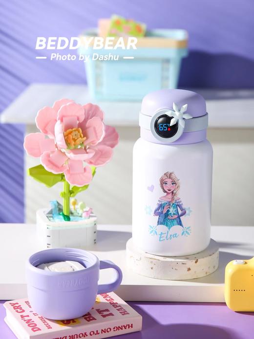 D112933圈圈艾莎数显316不锈钢学生水杯保温杯 商品图1