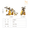 铜师傅 铜摆件《五福盈门》葫芦桌面客厅玄关电视柜办公桌装饰品 商品缩略图4