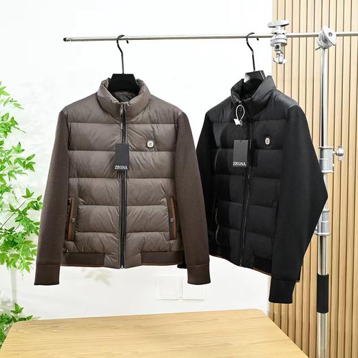 D112926新款蓬松轻盈立领夹克外套羽绒服 商品图0