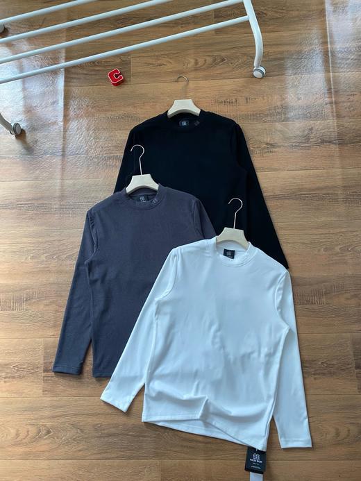 可隆户外休闲衣冬户外男女半高领内搭仿羊绒长袖T恤 商品图3