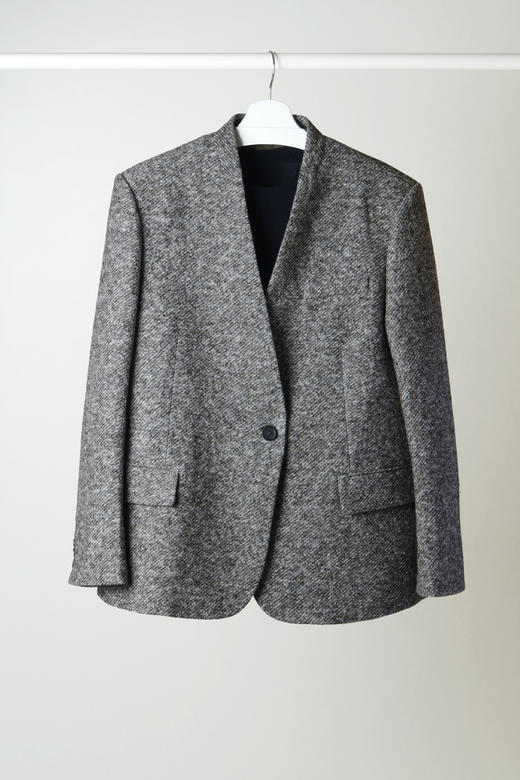 羊毛廓形西装外套 商品图1