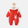 拜年服婴儿过年衣服秋冬宝宝连体衣300g加厚棉新生儿保暖爬爬服装 商品缩略图2
