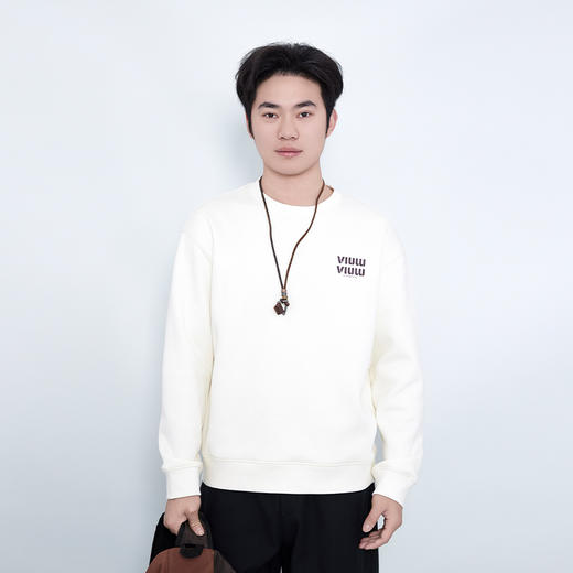 【新品上新】HX 冬季圆领卫衣加绒保暖S106440173101/02 商品图3