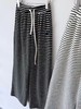 D112903慵懒休闲抽绳设计条纹阔腿裤休闲裤 商品缩略图3