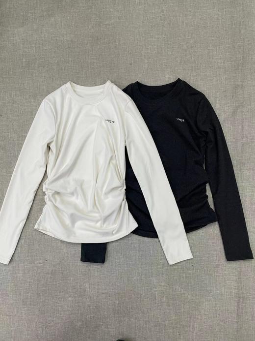 D112906长袖T恤2025冬新品远红外发热磨毛打底 商品图1