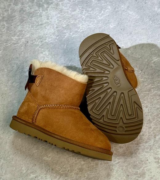 女童装蝴蝶结毛内里雪地靴zo 商品图3