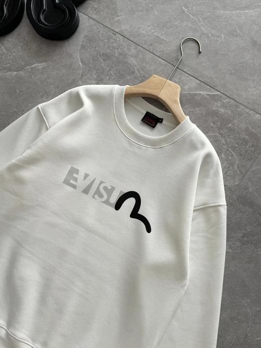 D112930商标海鸥印花银狐绒圆领套头卫衣 商品图7