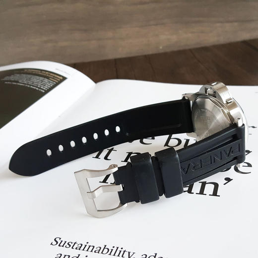 【95新】PANERAI 沛纳海PAM00297自动机械机芯日期显示、GMT44MM（男款）庐米诺系列精钢191125TJ18 商品图5