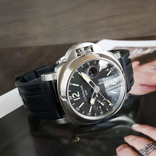 【95新】PANERAI 沛纳海PAM00297自动机械机芯日期显示、GMT44MM（男款）庐米诺系列精钢191125TJ18 商品图4