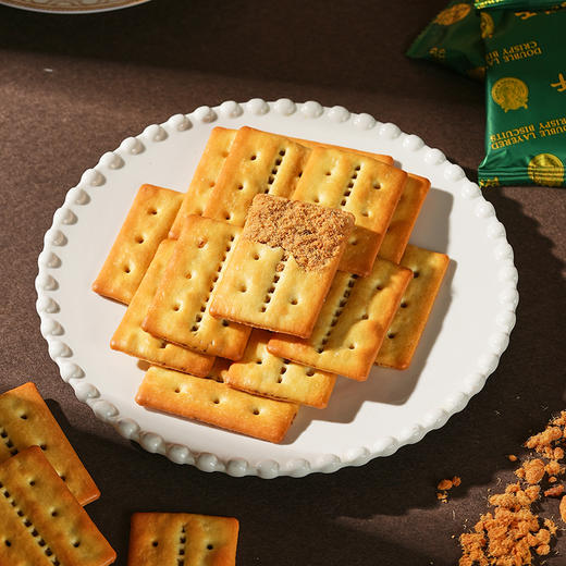 【牛肉馅酥脆饼干】悠享时黄油肉松饼干趣味娱乐零食年货礼品办公室小零食420g山姆同款 商品图2