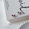 小巧精致蝴蝶结镶锆石银针耳钉-纪念日百货门店同款165803291 商品缩略图2