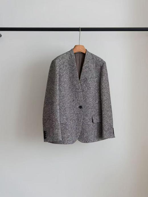 羊毛廓形西装外套 商品图0