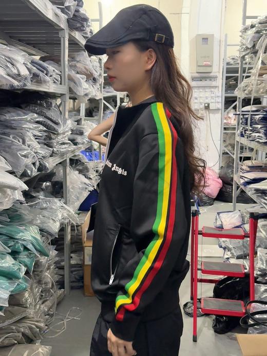 侧边条纹休闲运动服（深色有些许浮色) 商品图2