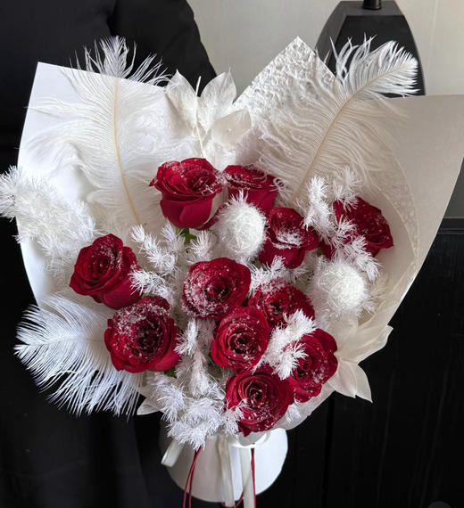 冬日落雪玫瑰 商品图0